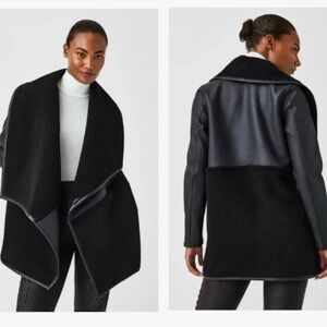 NWT SPANX Sherpa Wrap Coat